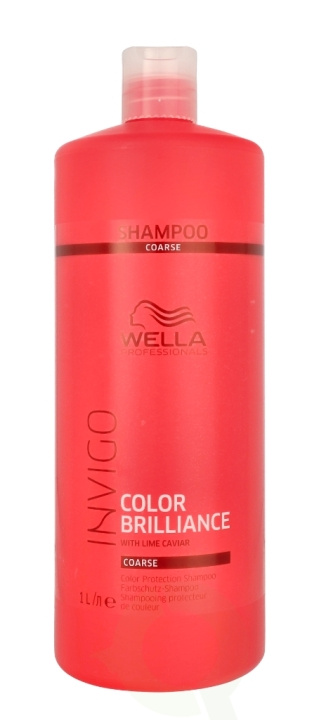 Wella Invigo - Color Brilliance Color Protection Shampoo 1000 ml Coarse Hair in de groep BEAUTY & HEALTH / Haar & Styling / Haarverzorging / Shampoo bij TP E-commerce Nordic AB (C69656)