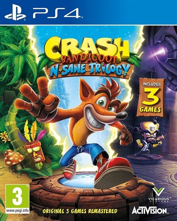 Activision Crash Bandicoot - N. Sane Trilogie (PS4) in de groep HOME ELECTRONICS / Spelconsoles en accessoires / Sony PlayStation 4 / Spel bij TP E-commerce Nordic AB (C69725)