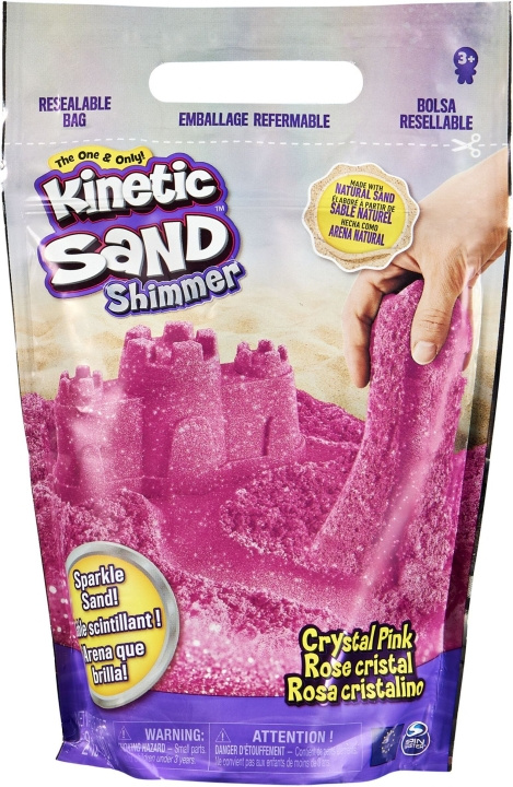 Kinetisch zand Glitter Roze kunstzand in de groep SPEELGOED, KINDER- & BABYPRODUCTEN / Speelgoed / Speelklei, speelzand en accessoires bij TP E-commerce Nordic AB (C69932)