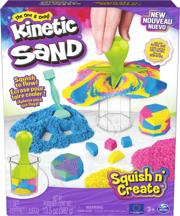 Kinetisch zand Squish N\' Create magische zandset in de groep SPEELGOED, KINDER- & BABYPRODUCTEN / Speelgoed / Speelklei, speelzand en accessoires bij TP E-commerce Nordic AB (C69970)