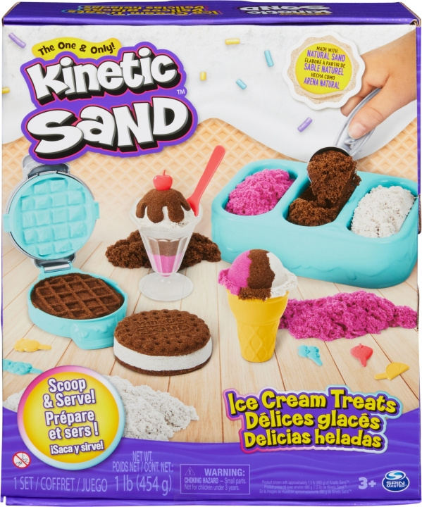 Kinetic Sand ijsjes traktaties speelset in de groep SPEELGOED, KINDER- & BABYPRODUCTEN / Speelgoed / Speelklei, speelzand en accessoires bij TP E-commerce Nordic AB (C69986)
