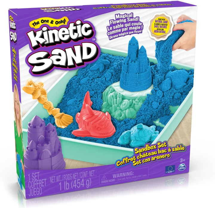 Kinetische zandbakset, blauw in de groep SPEELGOED, KINDER- & BABYPRODUCTEN / Speelgoed / Speelklei, speelzand en accessoires bij TP E-commerce Nordic AB (C69987)