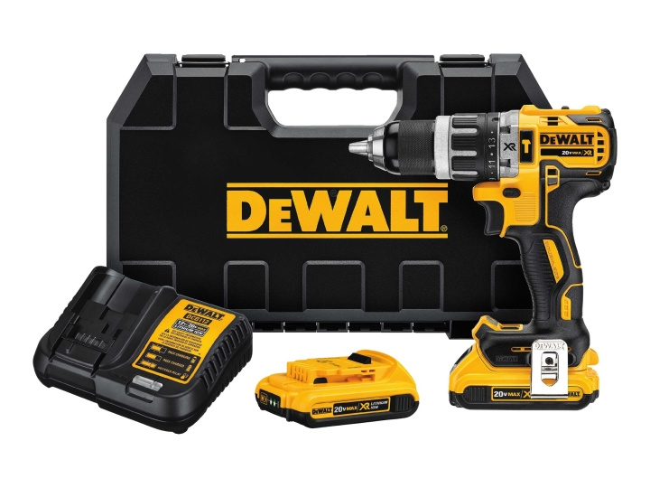 DeWalt DCD796D2-QW Hamerboormachine/schroefmachine inclusief 2 accu\'s 18V in de groep HUISHOUDEN & TUIN / Gereedschap / Boormachines bij TP E-commerce Nordic AB (C70324)
