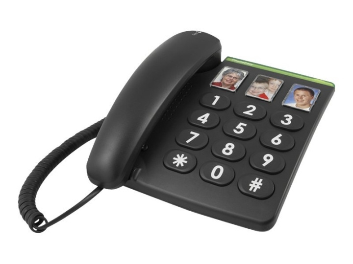 Doro PhoneEasy 331ph Sladdansluten telefon in de groep HOME ELECTRONICS / Audio & Beeld / Vaste telefonie / Tafeltelefoons bij TP E-commerce Nordic AB (C70326)
