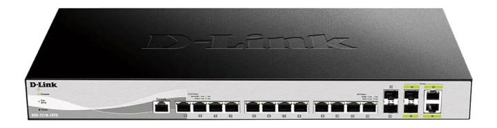 D-Link 16 Port Switch 12x10G 2xSFP+ 2xCombo 10GBase-T/SFP+ ports in de groep COMPUTERS & RANDAPPARATUUR / Netwerk / Schakelaars bij TP E-commerce Nordic AB (C70464)