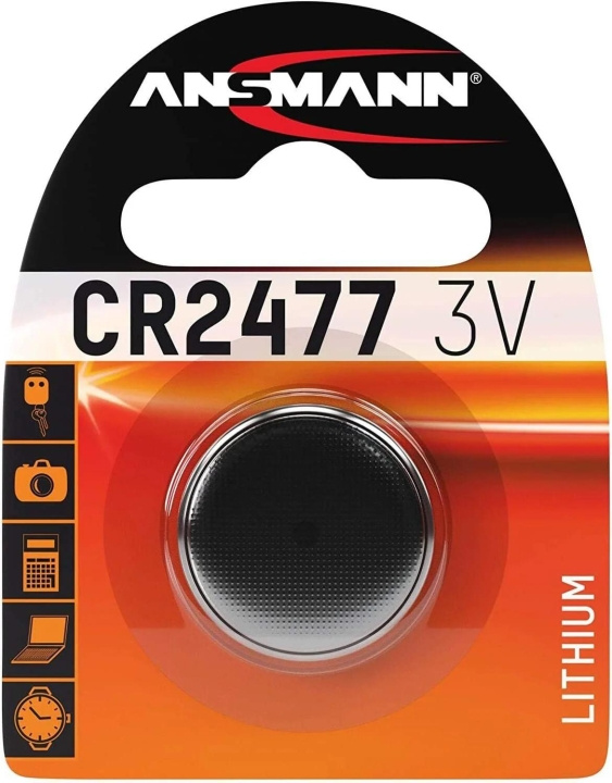 Ansmann Lithium Coin cell CR2477 / 3 V in de groep HOME ELECTRONICS / Batterijen & Opladers / Batterijen / Knoopcel bij TP E-commerce Nordic AB (C70823)