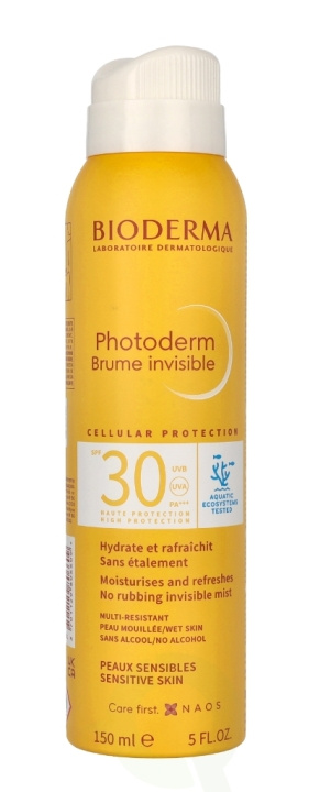 Bioderma Photoderm Max Brume Invisible Sun Mist SPF30 150 ml in de groep BEAUTY & HEALTH / Huidsverzorging / Zonnebank / Zonnebescherming bij TP E-commerce Nordic AB (C70889)