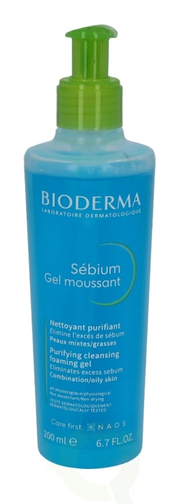 Bioderma Sebium Gel Moussant 200 ml in de groep BEAUTY & HEALTH / Huidsverzorging / Gezicht / Schoonmaak bij TP E-commerce Nordic AB (C70968)