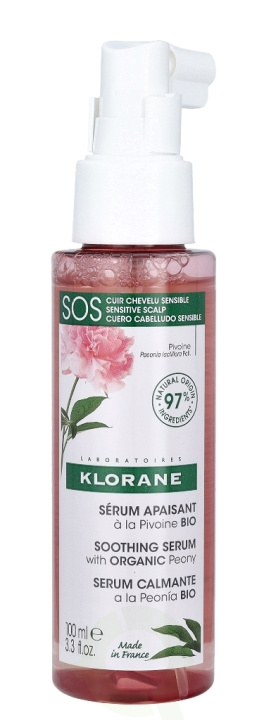 Klorane SOS Serum With Peony 100 ml Sensitive And Irritated Scalp in de groep BEAUTY & HEALTH / Huidsverzorging / Gezicht / Huidserum bij TP E-commerce Nordic AB (C70996)