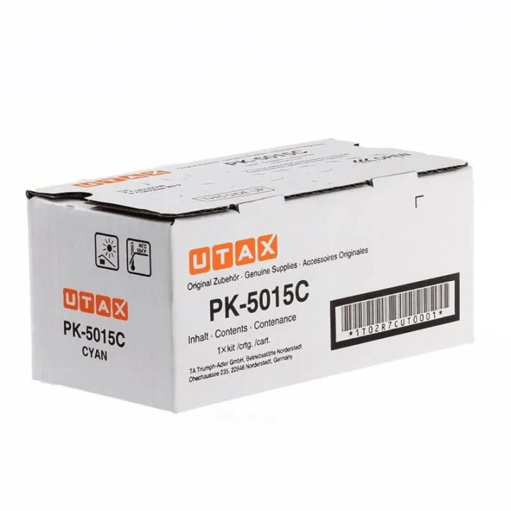 UTAX Toner 1T02R7CUT0 PK-5015C Cyan in de groep COMPUTERS & RANDAPPARATUUR / Printers & Accessoires / Inkt & Toner / Toner / Anderen bij TP E-commerce Nordic AB (C71313)