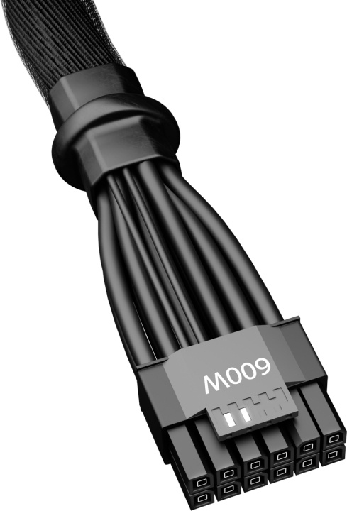 Be Quiet! pCIe-adapterkabel 12VHPWR in de groep COMPUTERS & RANDAPPARATUUR / Computeronderdelen / Voeding/PSU bij TP E-commerce Nordic AB (C71771)
