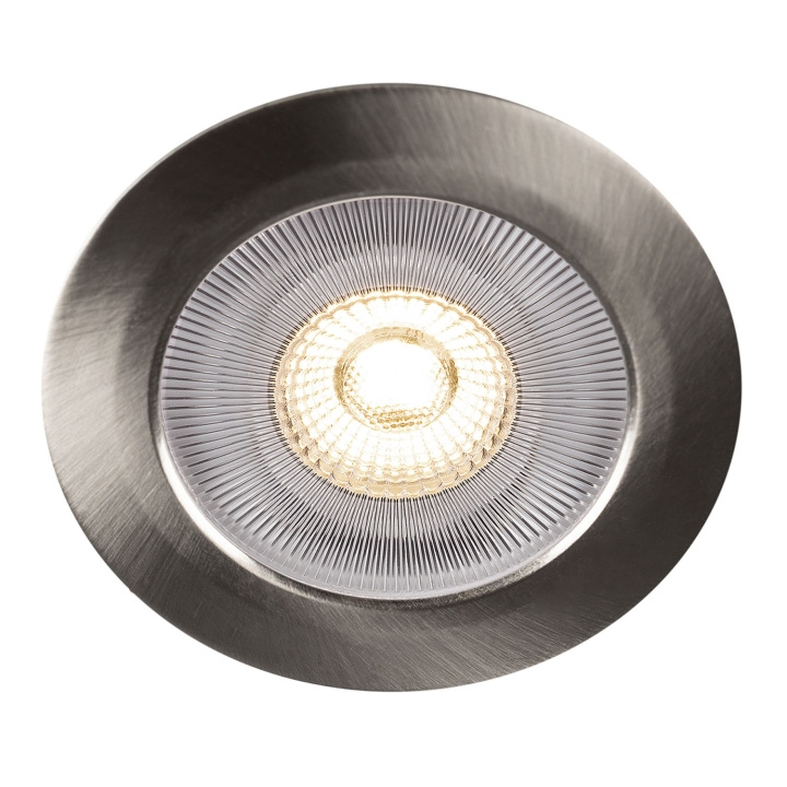 Llitt Alice 12V Infälld downlight 3000K IP44 340lm Borstad stål 1-pack in de groep HOME ELECTRONICS / Verlichting / Plafondverlichting bij TP E-commerce Nordic AB (C71896)