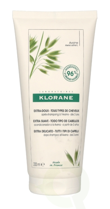 Klorane Ultra-Gentle Conditioner With Oat Milk 200 ml All Hair Types in de groep BEAUTY & HEALTH / Haar & Styling / Haarverzorging / Conditioner bij TP E-commerce Nordic AB (C71913)