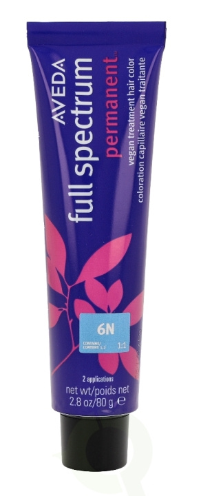 Aveda Full Spectrum Permanent Vegan Pure Tone Hair Color 80 gr 6N in de groep BEAUTY & HEALTH / Haar & Styling / Haarverzorging / Haarverf / Haarverf & Kleurbommen bij TP E-commerce Nordic AB (C73226)