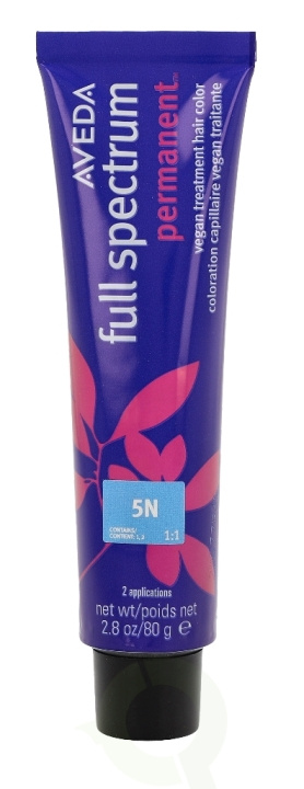Aveda Full Spectrum Permanent Vegan Pure Tone Hair Color 80 gr 5N in de groep BEAUTY & HEALTH / Haar & Styling / Haarverzorging / Haarverf / Haarverf & Kleurbommen bij TP E-commerce Nordic AB (C73229)