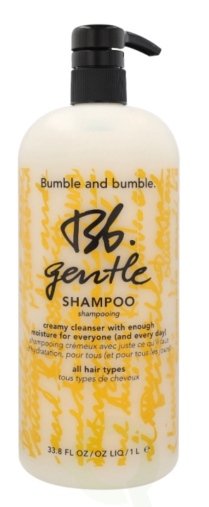Bumble and Bumble Bumble & Bumble Gentle Shampoo 1000 ml For All Skin Types in de groep BEAUTY & HEALTH / Haar & Styling / Haarverzorging / Shampoo bij TP E-commerce Nordic AB (C73255)