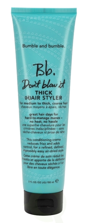 Bumble and Bumble Bumble & Bumble Don\'t Blow It Thick Hair Styler 150 ml in de groep BEAUTY & HEALTH / Haar & Styling / Hair styling / Styling crème bij TP E-commerce Nordic AB (C73270)