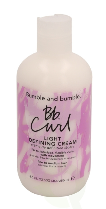Bumble and Bumble Bumble & Bumble Curl Light Defining Cream 250 ml For Moisturize, Fine To Medium Hair in de groep BEAUTY & HEALTH / Haar & Styling / Hair styling / Styling crème bij TP E-commerce Nordic AB (C73301)