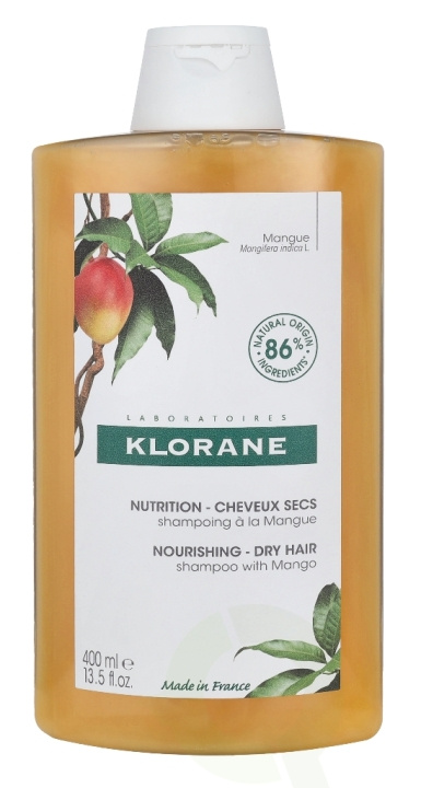 Klorane Nourishing Shampoo With Mango Butter 400 ml Dry Hair in de groep BEAUTY & HEALTH / Haar & Styling / Haarverzorging / Shampoo bij TP E-commerce Nordic AB (C73467)