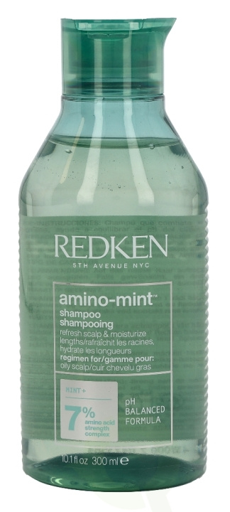 Redken Amino-Mint Shampoo 300 ml in de groep BEAUTY & HEALTH / Haar & Styling / Haarverzorging / Shampoo bij TP E-commerce Nordic AB (C73762)