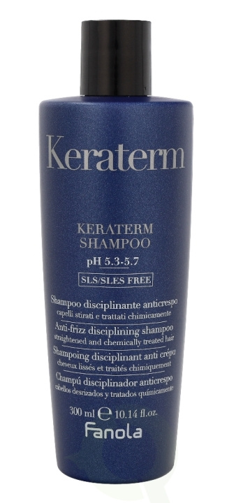 Fanola Keraterm Hair Ritual Anti-Frizz Shampoo 300 ml SLS/SLES Free Straightened And Chemically Treated Hair in de groep BEAUTY & HEALTH / Haar & Styling / Haarverzorging / Shampoo bij TP E-commerce Nordic AB (C74565)