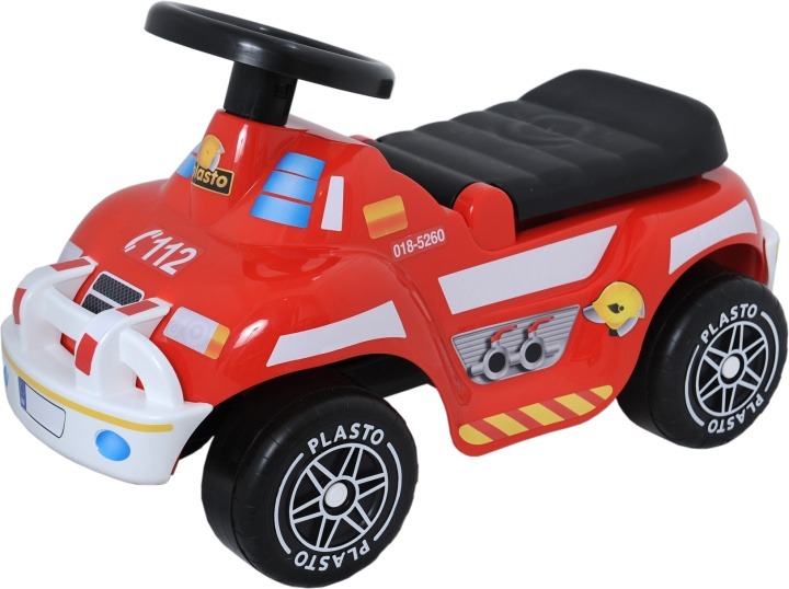 Plasto Off-Road brandweerauto, brandweerwagen in de groep SPEELGOED, KINDER- & BABYPRODUCTEN / Buitenspeelgoed / Tuinspeelgoed bij TP E-commerce Nordic AB (C75350)