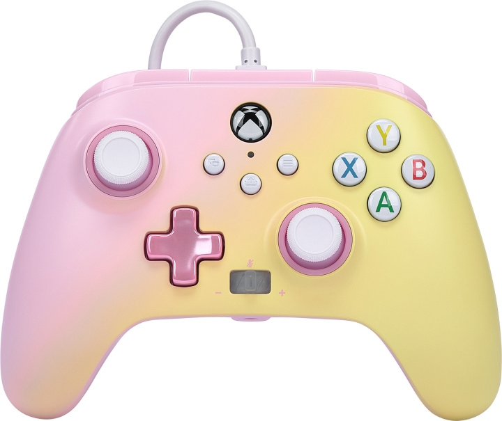 PowerA Verbeterde bedrade controller, roze limonade, Xbox in de groep HOME ELECTRONICS / Spelconsoles en accessoires / Xbox Series X / Accessoires bij TP E-commerce Nordic AB (C75394)
