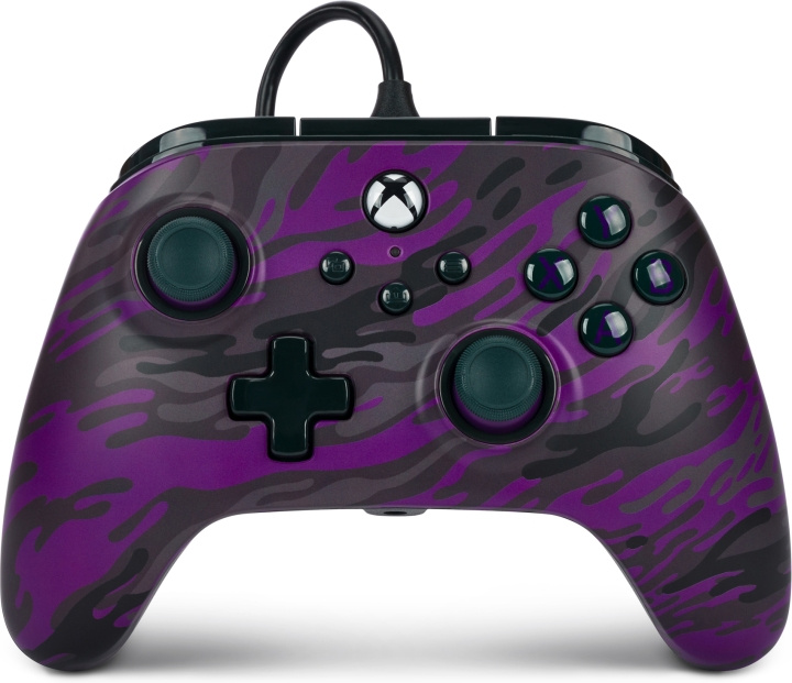 PowerA Advantage Bedrade Controller, Paars Camo, Xbox in de groep HOME ELECTRONICS / Spelconsoles en accessoires / Xbox Series X / Accessoires bij TP E-commerce Nordic AB (C75396)