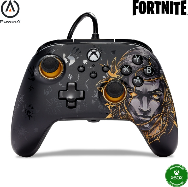 PowerA Advantage Wired Controller bedrade gamecontroller, Midas, Xbox / PC in de groep HOME ELECTRONICS / Spelconsoles en accessoires / Xbox Series X / Accessoires bij TP E-commerce Nordic AB (C75426)
