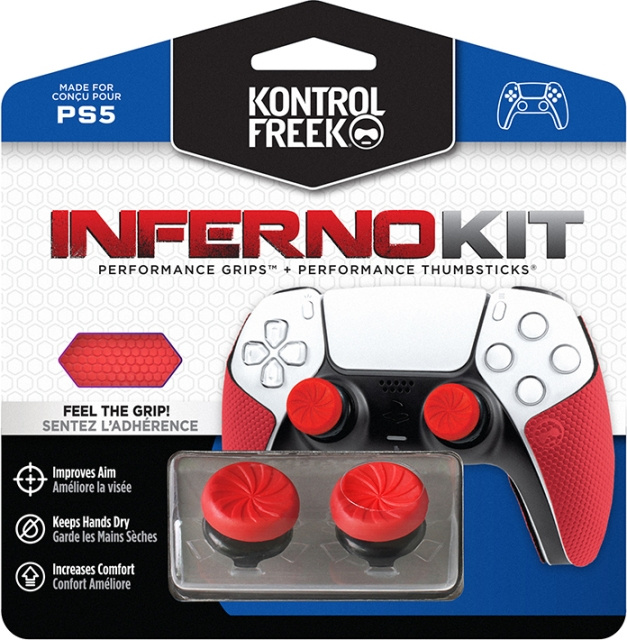 KontrolFreek Inferno Performance Kit (PS5) in de groep HOME ELECTRONICS / Spelconsoles en accessoires / Sony PlayStation 5 / Accessoires bij TP E-commerce Nordic AB (C75448)