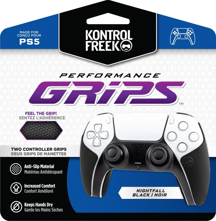 KontrolFreek Performance Grips, zwart (PS5) in de groep HOME ELECTRONICS / Spelconsoles en accessoires / Sony PlayStation 5 / Accessoires bij TP E-commerce Nordic AB (C75456)
