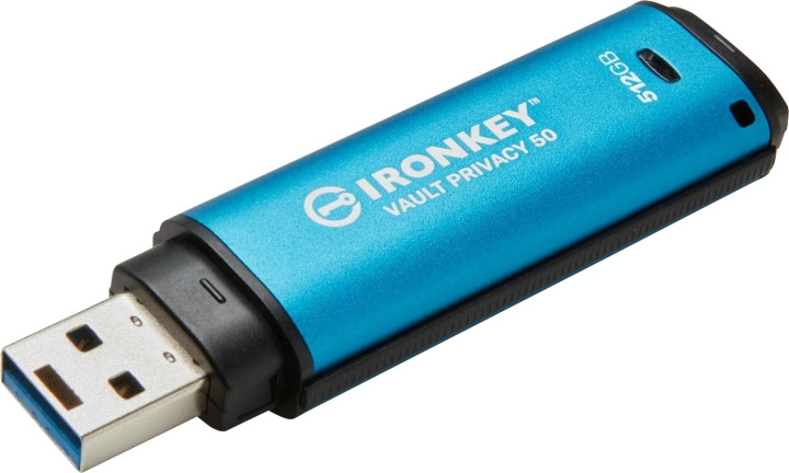 Kingston 512GB IronKey Vault Privacy 50 AES-256 Encrypted, FIPS 197 in de groep HOME ELECTRONICS / Opslagmedia / USB-geheugen / USB 3.2 bij TP E-commerce Nordic AB (C75511)