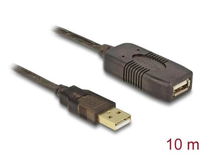 DeLOCK Cable USB 2.0 Extension, active 10 m in de groep COMPUTERS & RANDAPPARATUUR / Computerkabels / USB / USB-A / Kabels bij TP E-commerce Nordic AB (C75682)