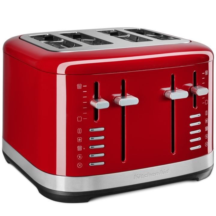 KitchenAid Brödrost 4 Skivors Metall 5KMT4109EER Röd in de groep HUISHOUDEN & TUIN / Huishoudelijke apparaten / Broodroosters & Broodgrills / Broodroosters bij TP E-commerce Nordic AB (C75710)