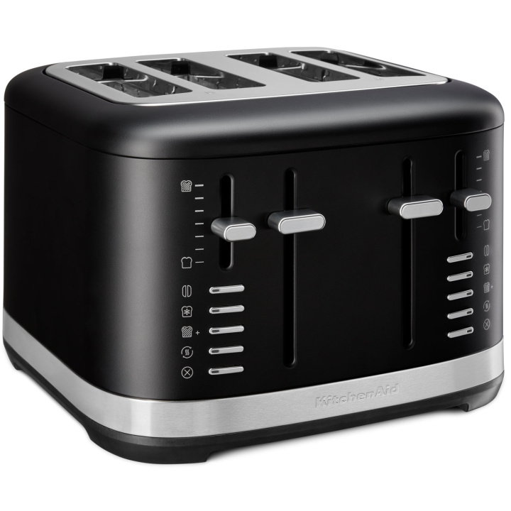 KitchenAid Brödrost 4 Skivors Metall 5KMT4109EBM Cast iron black in de groep HUISHOUDEN & TUIN / Huishoudelijke apparaten / Broodroosters & Broodgrills / Broodroosters bij TP E-commerce Nordic AB (C75711)