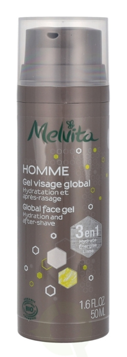 Melvita Homme Global Face Gel 50 ml in de groep BEAUTY & HEALTH / Huidsverzorging / Gezicht / Dagcrème bij TP E-commerce Nordic AB (C75999)