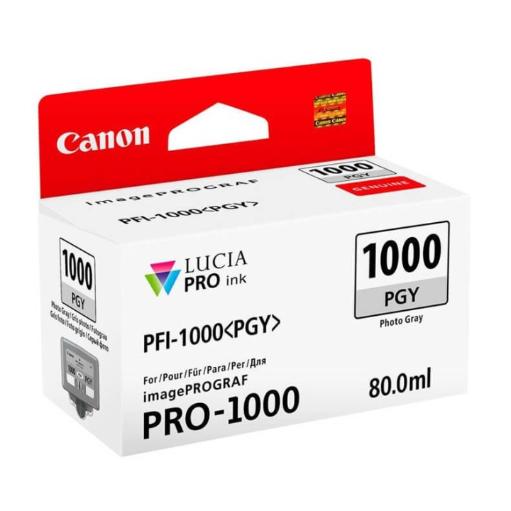 Canon Bläck 0553C001 PFI-1000 Fotogrå in de groep COMPUTERS & RANDAPPARATUUR / Printers & Accessoires / Inkt & Toner / Inktpatronen / Canon bij TP E-commerce Nordic AB (C76482)