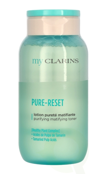 Clarins My Clarins Pure-Reset Purifying Matifying Toner 200 ml in de groep BEAUTY & HEALTH / Huidsverzorging / Gezicht / Gezichtswater en Facemist bij TP E-commerce Nordic AB (C76853)