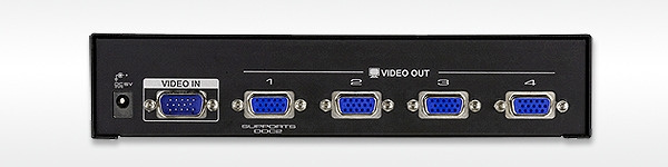 ATEN VS134A VGA-videosplitter voor vier beeldschermen in de groep COMPUTERS & RANDAPPARATUUR / Computerkabels / Schakelaars bij TP E-commerce Nordic AB (C77197)