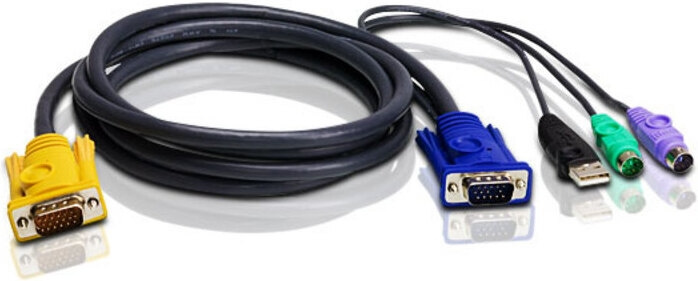 ATEN 2L-5302UP -KVM-kabel, 1,8 m in de groep COMPUTERS & RANDAPPARATUUR / Computerkabels / Overige computerkabels bij TP E-commerce Nordic AB (C77350)