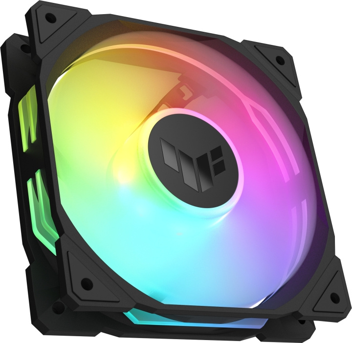 ASUS TUF Gaming TR 120 ARGB PWM ventilator, 120 mm, zwart in de groep COMPUTERS & RANDAPPARATUUR / Computeronderdelen / Koeling / Chassisventilatoren bij TP E-commerce Nordic AB (C77855)