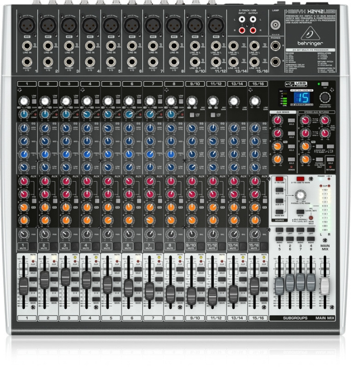 BEHRINGER Xenyx X2442USB compacte mixer in de groep SPORT, VRIJE TIJD & HOBBY / Hobby / Muziek / PA equipment bij TP E-commerce Nordic AB (C78113)