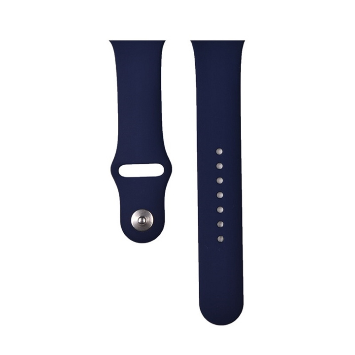 Devia armband Deluxe Sport för Apple Watch 41mm/ 40mm/ 38mm midnattsblått in de groep SMARTPHONE & TABLETS / Training, thuis & vrije tijd / Apple Watch & Accessoires / Accessoires bij TP E-commerce Nordic AB (C78547)