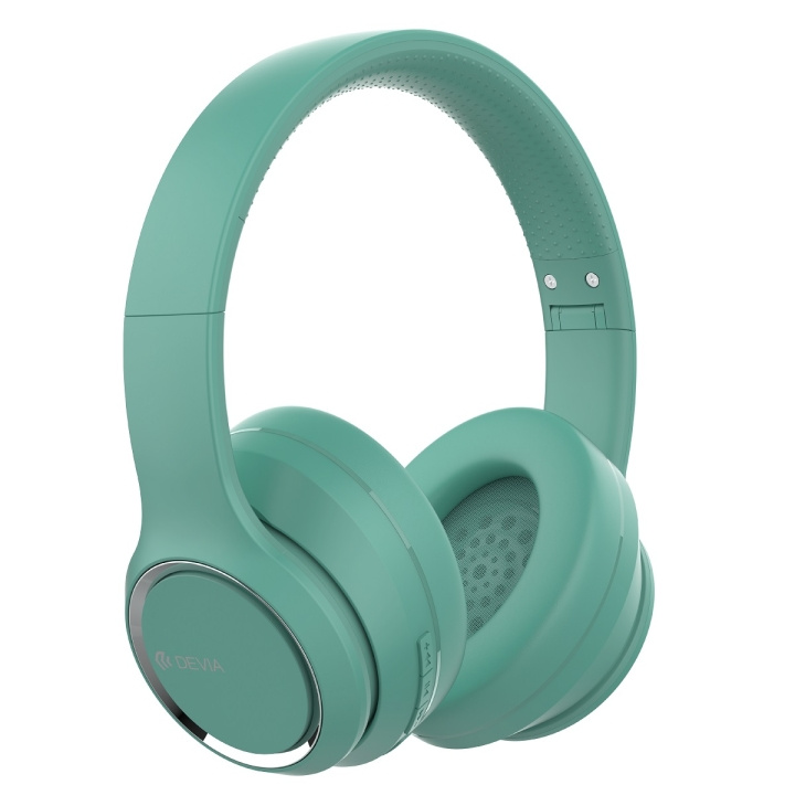 Devia Bluetooth hoofdtelefoon Kintone lichtgroen in de groep HOME ELECTRONICS / Audio & Beeld / Koptelefoon & Accessoires / Koptelefoon bij TP E-commerce Nordic AB (C78620)