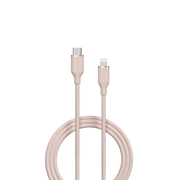 Devia kabel Jelly EC631 USB-C - Lightning 1,2 m 27W roze in de groep SMARTPHONE & TABLETS / Opladers & Kabels / Kabels / Kabels Lightning bij TP E-commerce Nordic AB (C78640)