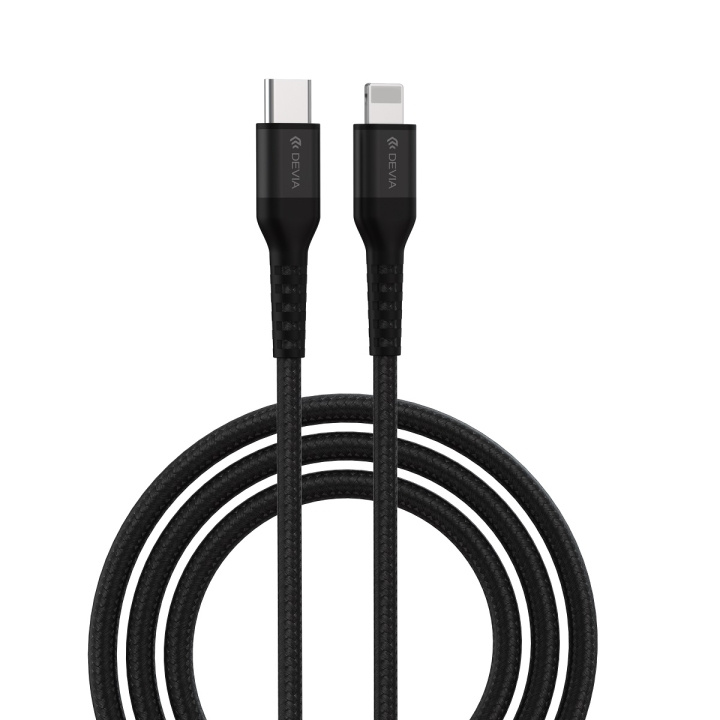 Devia kabel Gracious EC409 PD USB-C - Lightning 1,5 m 3A zwart in de groep SMARTPHONE & TABLETS / Opladers & Kabels / Kabels / Kabels Lightning bij TP E-commerce Nordic AB (C78655)