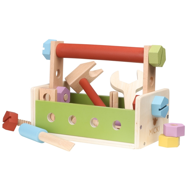 Micki Verktygslåda Bygg & Lek in de groep SPEELGOED, KINDER- & BABYPRODUCTEN / Speelgoed / Klein huis en rollenspel bij TP E-commerce Nordic AB (C78815)