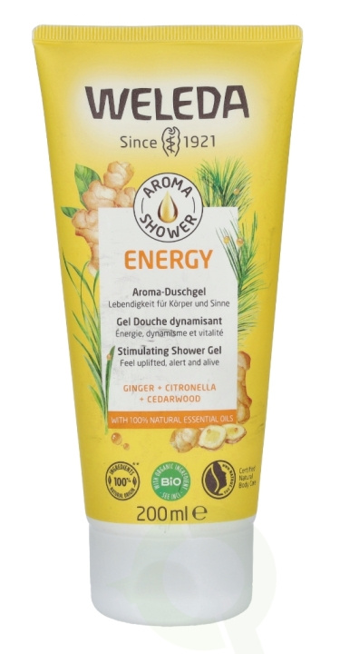 Weleda Energy Aroma Shower Gel 200 ml in de groep BEAUTY & HEALTH / Huidsverzorging / Lichaamsverzorging / Bad- en douchegels bij TP E-commerce Nordic AB (C79120)