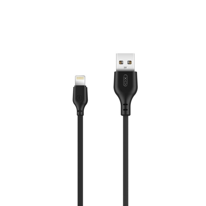 Xo kabel NB103 USB - Lightning 2,0 m 2,1A zwart in de groep SMARTPHONE & TABLETS / Opladers & Kabels / Kabels / Kabels Lightning bij TP E-commerce Nordic AB (C79138)