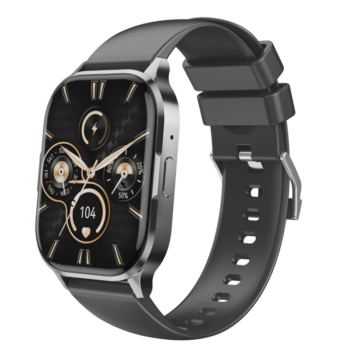 Xo smartwatch J10 zwart Amoled in de groep SPORT, VRIJE TIJD & HOBBY / Smartwatch & Activiteitsmeters / Smartwatches bij TP E-commerce Nordic AB (C79322)